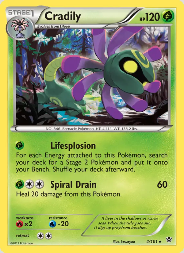 Image of the card Cradily