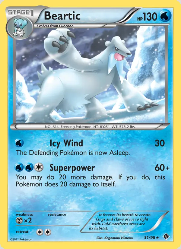 Image of the card Beartic