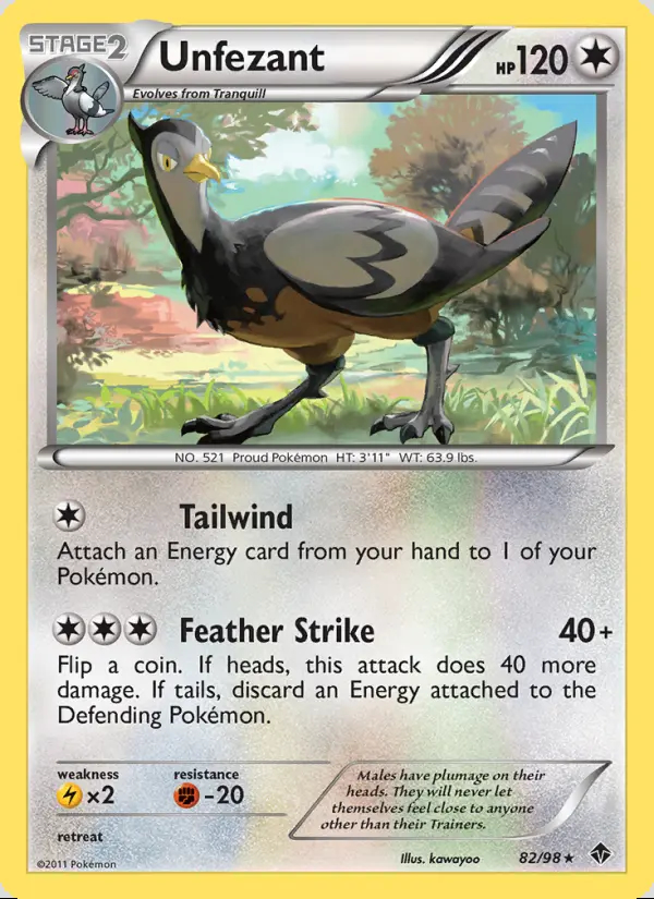 Image of the card Unfezant