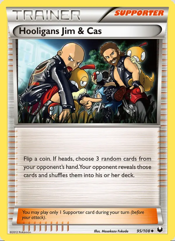 Image of the card Hooligans Jim & Cas