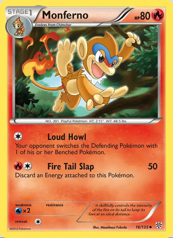 Image of the card Monferno
