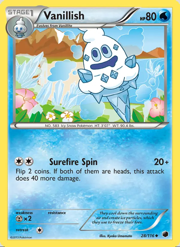Image of the card Vanillish