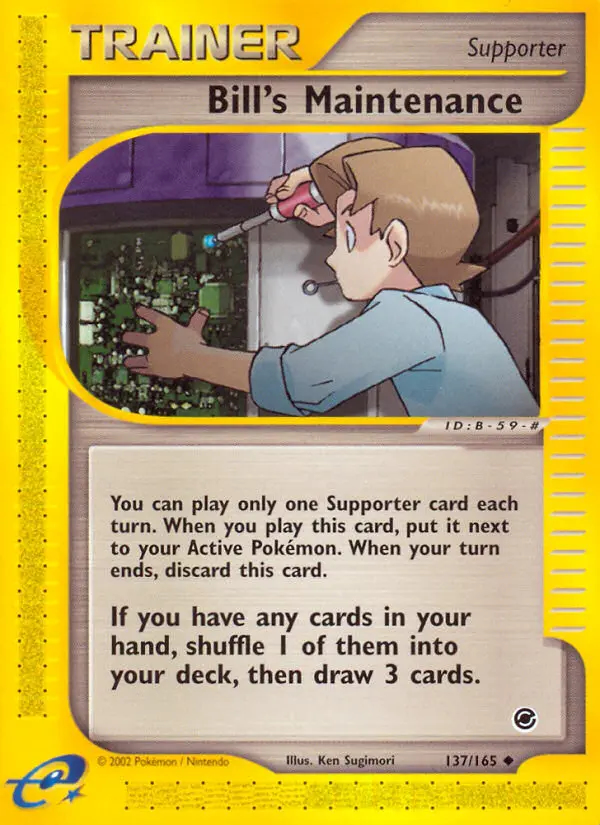 Image of the card Bill's Maintenance