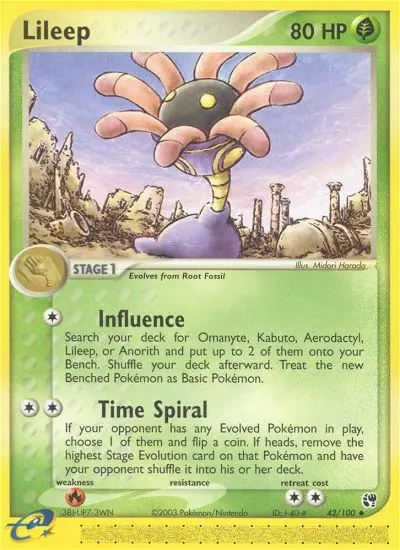 Image of the card Lileep