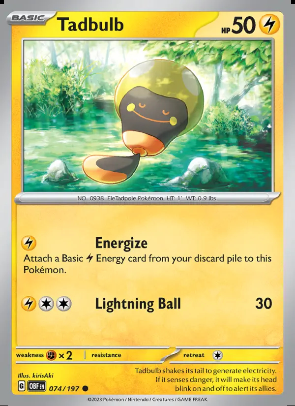Image of the card Tadbulb