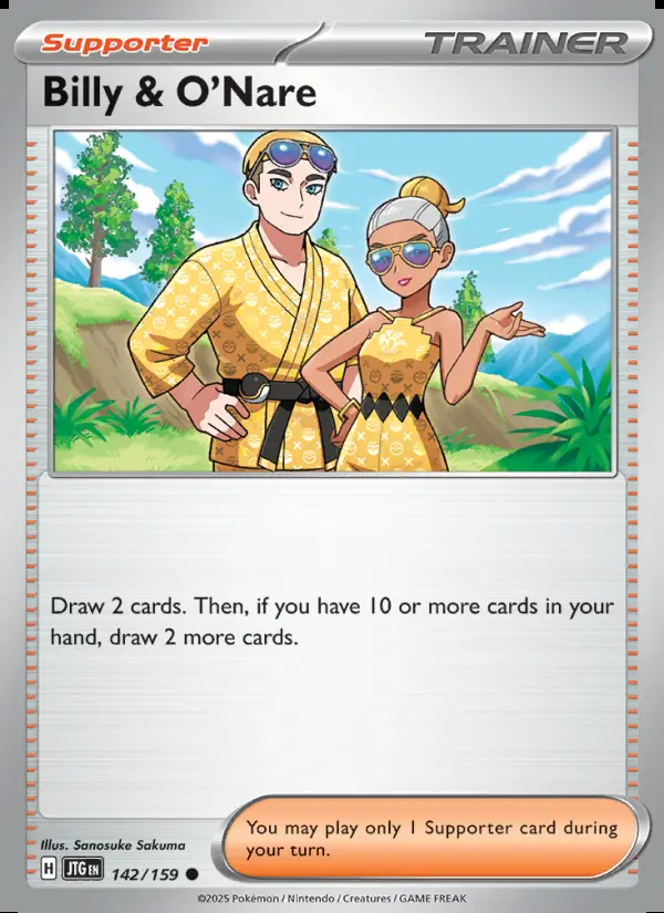 Image of the card Billy & O'Nare