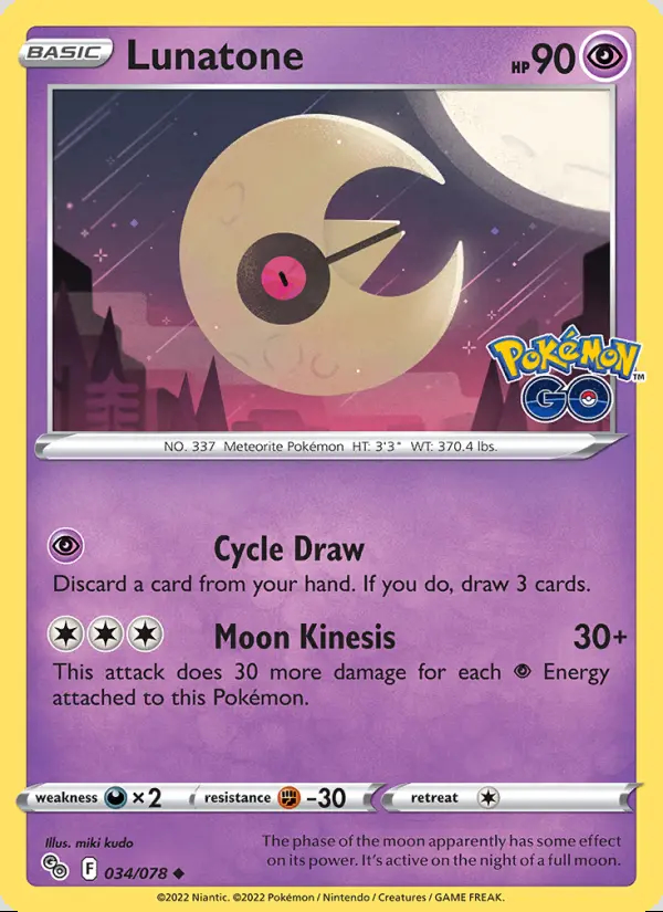 Image of the card Lunatone