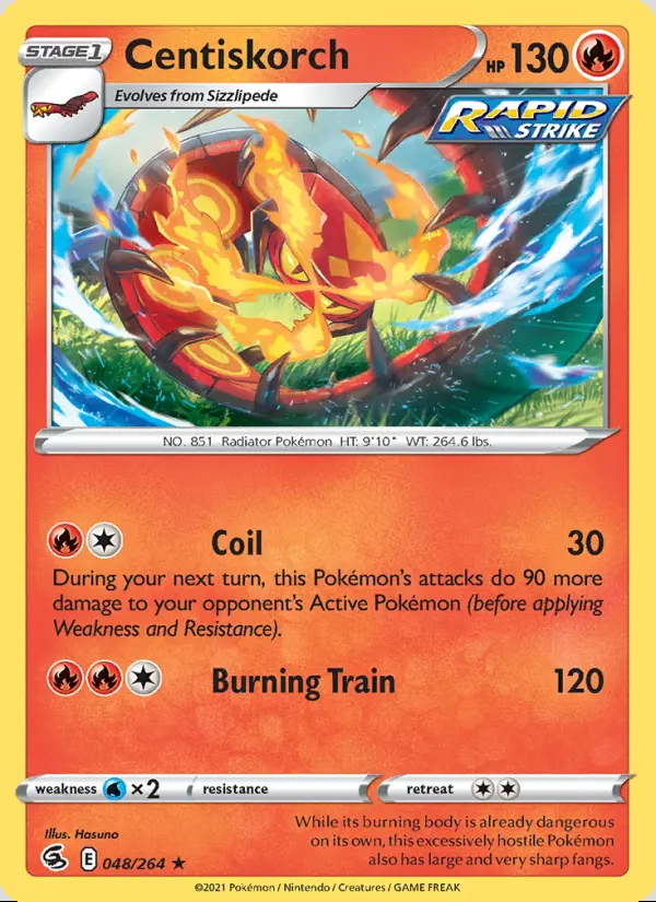 Image of the card Centiskorch