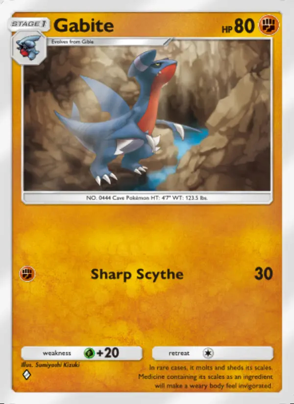 Image of the card Gabite