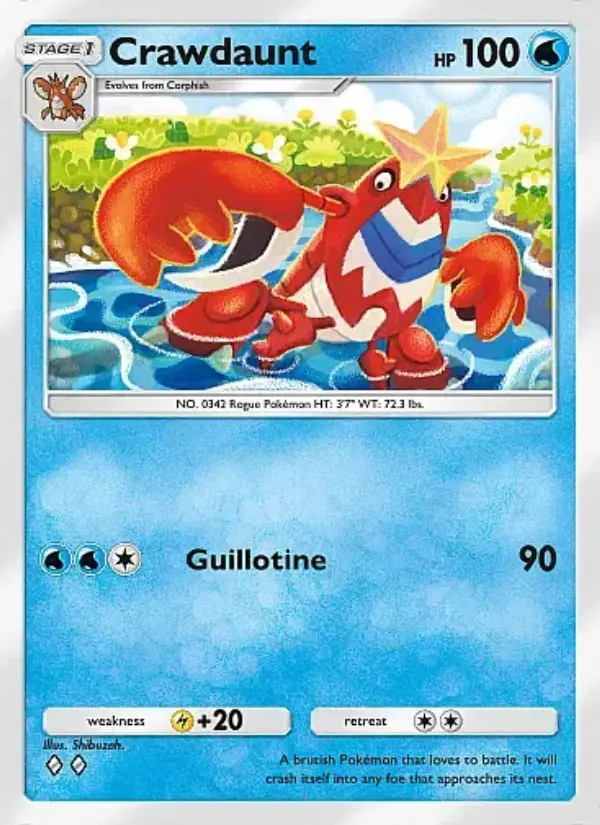 Image of the card Crawdaunt