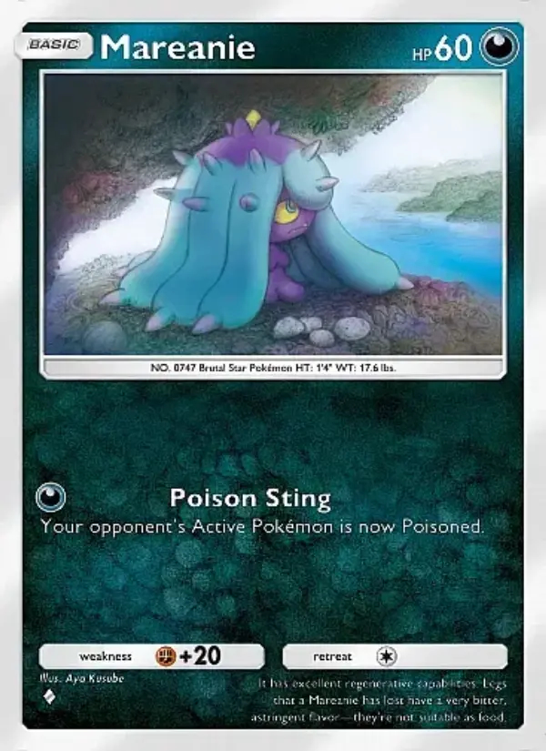 Image of the card Mareanie